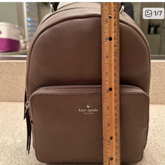 Kate Spade Larchmont Avenue Mini Nicole Backpack, Light Walnut main image 5